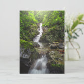 Waterfalls | Phayao Mountain National Park Dankeskarte (Stehend Vorderseite)