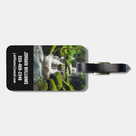 Waterfalls | Phu Tub Berk Mountain, Thailand Gepäckanhänger (Rückseite horizontal)
