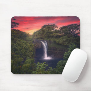 Waterfalls Rainbow Falls, Hilo, Hawaii Mousepad