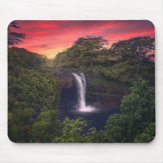 Waterfalls | Rainbow Falls, Hilo, Hawaii Mousepad (Vorne)