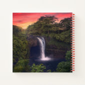 Waterfalls | Rainbow Falls, Hilo, Hawaii Notizblock (Rückseite)