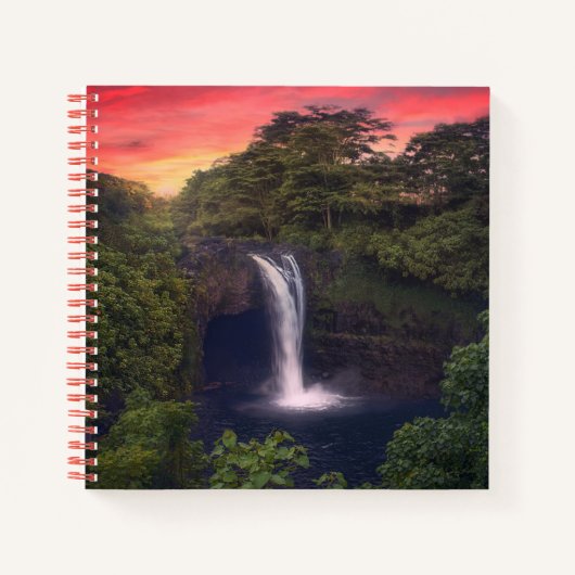 Waterfalls | Rainbow Falls, Hilo, Hawaii Notizblock (Vorderseite)
