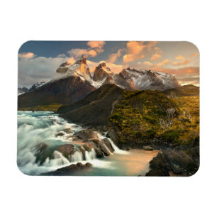 Waterfalls   Salto Grade Waterfall Patagonia Chile Magnet