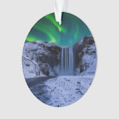 Waterfalls | Skógafoss Waterfall Ornament (Vorderseite)