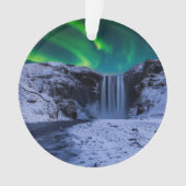 Waterfalls | Skógafoss Waterfall Ornament (Vorderseite)