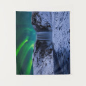 Waterfalls | Skógafoss Waterfall Wandteppich (Vorderseite)