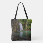 Waterfalls | Spring Rainforest Waterfall Thailand Tasche (Rückseite)