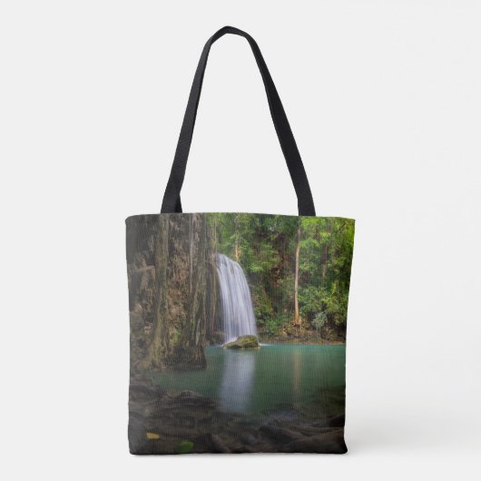 Waterfalls | Spring Rainforest Waterfall Thailand Tasche (Rückseite)