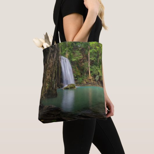 Waterfalls | Spring Rainforest Waterfall Thailand Tasche (Von Nahem)
