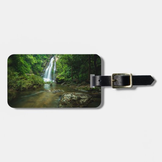 Waterfalls | Tamnung Waterfall, Phuket Thailand Gepäckanhänger (Vorderseite horizontal)