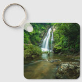 Waterfalls | Tamnung Waterfall, Phuket Thailand Schlüsselanhänger (Vorderseite)