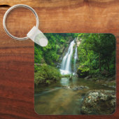 Waterfalls | Tamnung Waterfall, Phuket Thailand Schlüsselanhänger (Vorderseite)