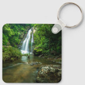 Waterfalls | Tamnung Waterfall, Phuket Thailand Schlüsselanhänger (Rückseite)