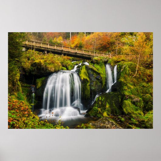 Waterfalls | Triberg Waterfalls, Germany Poster (Vorne)