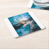 Waterfalls | Vatnajokull Glacier, Eastern Iceland Rechteckiger Pappuntersetzer (angewinkelt)