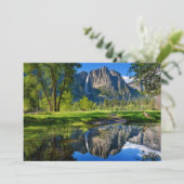 Waterfalls | Yosemite Falls, California Dankeskarte (Stehend Vorderseite)