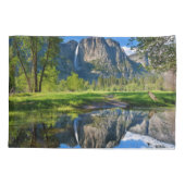 Waterfalls | Yosemite Falls, California Kissenbezug (Rückseite)