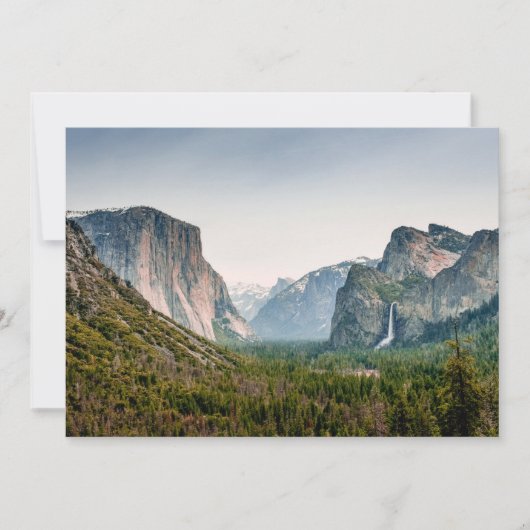 Waterfalls | Yosemite Valley National Park Dankeskarte (Vorderseite)