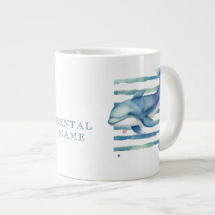 WATERFARBE DELPHIN FERIENHAUS Jumbo-Tasse