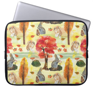 Waterfarbe der Hasen Laptopschutzhülle