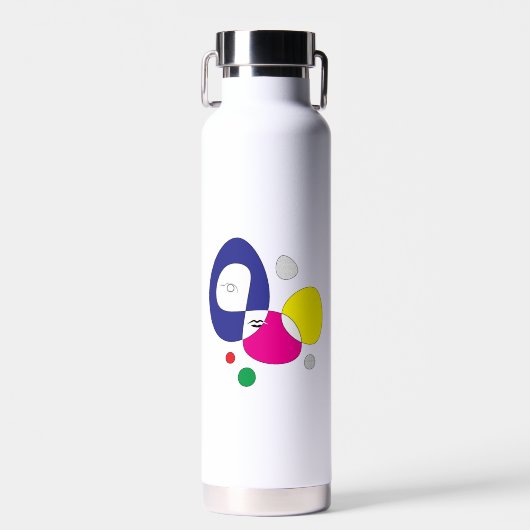 Waterflasche für moderne Kunst Trinkflasche (Vorne)