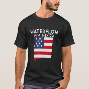 WATERFLOW USA Staat Amerika Reisen Neu Mexiko Neu T-Shirt