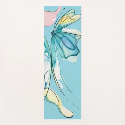 Waterfly 2 yogamatte (Vorderseite)