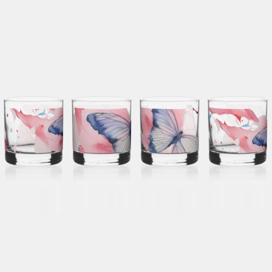 Waterfly 4 whiskyglas (Vorderseite)