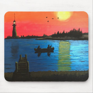 Waterfont Sunset Mouse Pad Mousepad