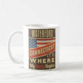 Waterford Connecticut Kaffeetasse (Links)
