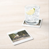 Waterford CT, Connecticut, Inn und Hütten Postc Rechteckiger Pappuntersetzer (Vor Ort)