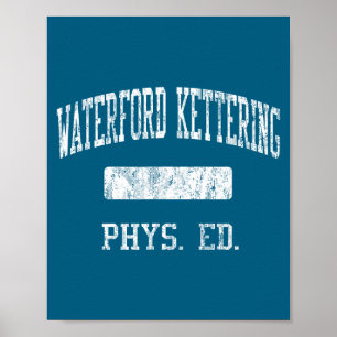 Waterford Kettering High School HS Waterford MI Poster