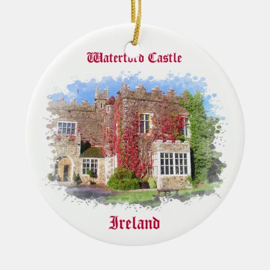 Waterford-Schloss-Verzierung Keramikornament (Vorne)