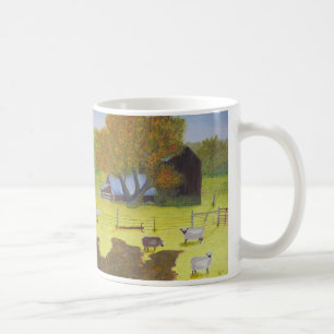 Waterfordscheune u. -schafe kaffeetasse
