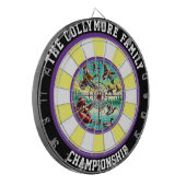 Waterfowl Flight Rustikale Mauer Kunst Dartscheibe (Vorderseite Links)