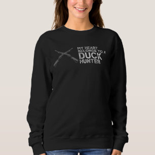 Waterfowl Jägerdesign für ein Flying Duck Huntin Sweatshirt
