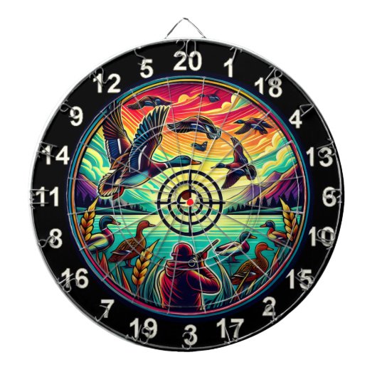 Waterfowlingzieldesign Dartscheibe (vorne)