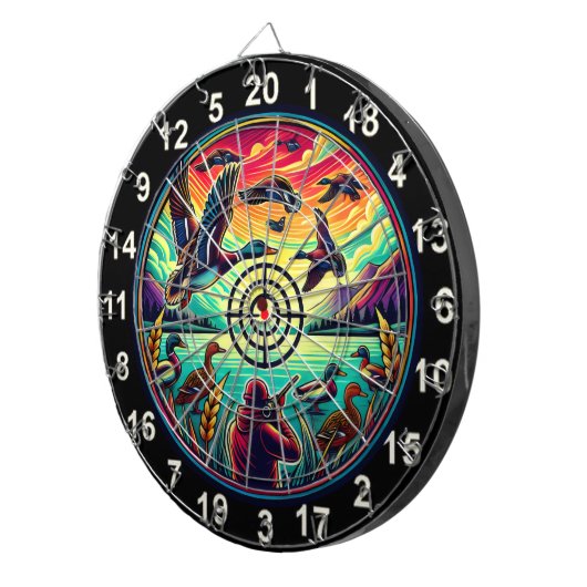 Waterfowlingzieldesign Dartscheibe (Vorderseite rechts)