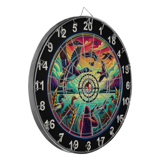 Waterfowlingzieldesign Dartscheibe (Vorderseite Links)