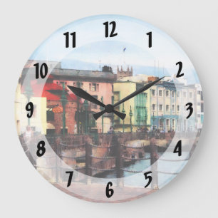 Waterfront Bridgetown Barbados Große Wanduhr