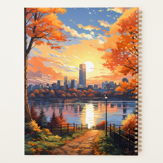 Waterfront im Herbst Planer (Rückseite)