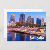 Waterfront Park, San Diego, California Postkarte (Vorne/Hinten)