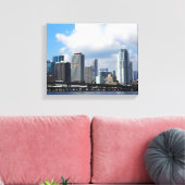 Waterfront view of Miami Leinwanddruck (Insitu (Wohnzimmer))