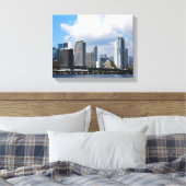 Waterfront view of Miami Leinwanddruck (Insitu (Schlafzimmer))