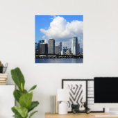 Waterfront view of Miami Poster (Heimbüro)
