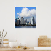 Waterfront view of Miami Poster (Küche)
