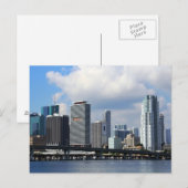 Waterfront view of Miami Postkarte (Vorne/Hinten)