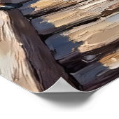 Waterfront Wonder: Bigfoot's Gentle Rescue Poster (Ecke)