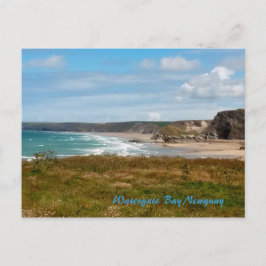 Watergate Bay Newquay Cornwall Foto Postkarte