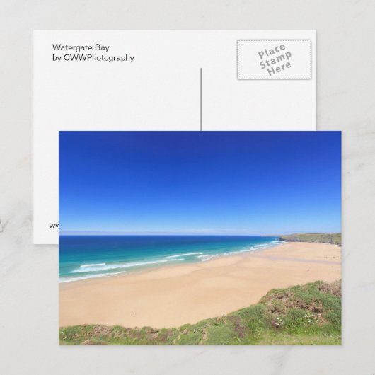 Watergate Bay Postkarte (Vorne/Hinten)